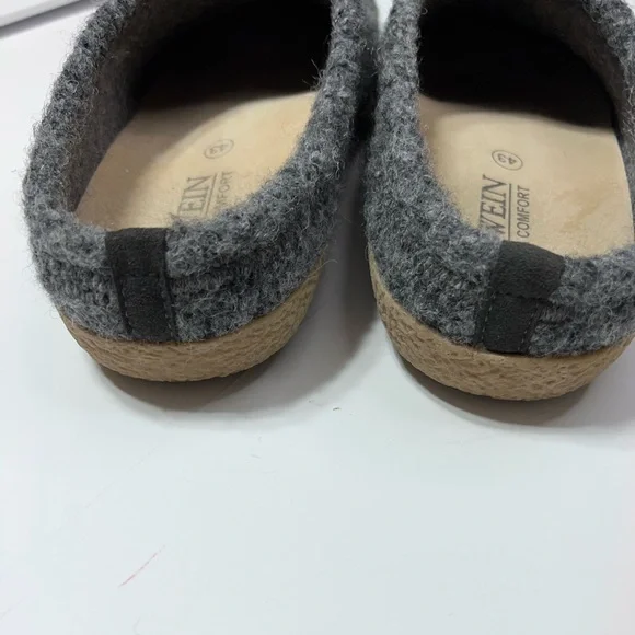 Giesswein Ultra Comfort Gray Virgin Wool Indoor Outdoor Unisex Slipper 12 - Picture 5 of 9